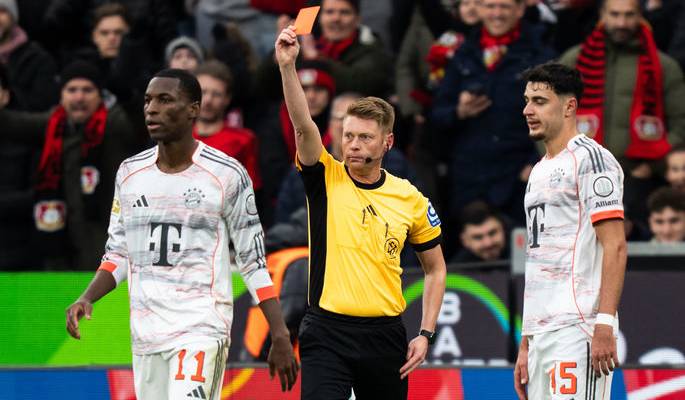 Звездный нападающий Баварии получил дисквалификацию на два матча в Бундеслиге